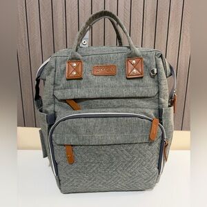 ISMGN Diaper Bag Backpack with Changing Station